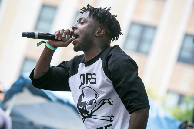 Isaiah Rashad @ P4K'14 / Photo by Matt Slaybaugh