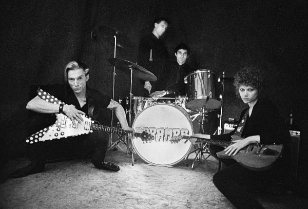 Bryan Gregory, Lux Interior, Nick Knox, and Poison Ivy of The Cramps